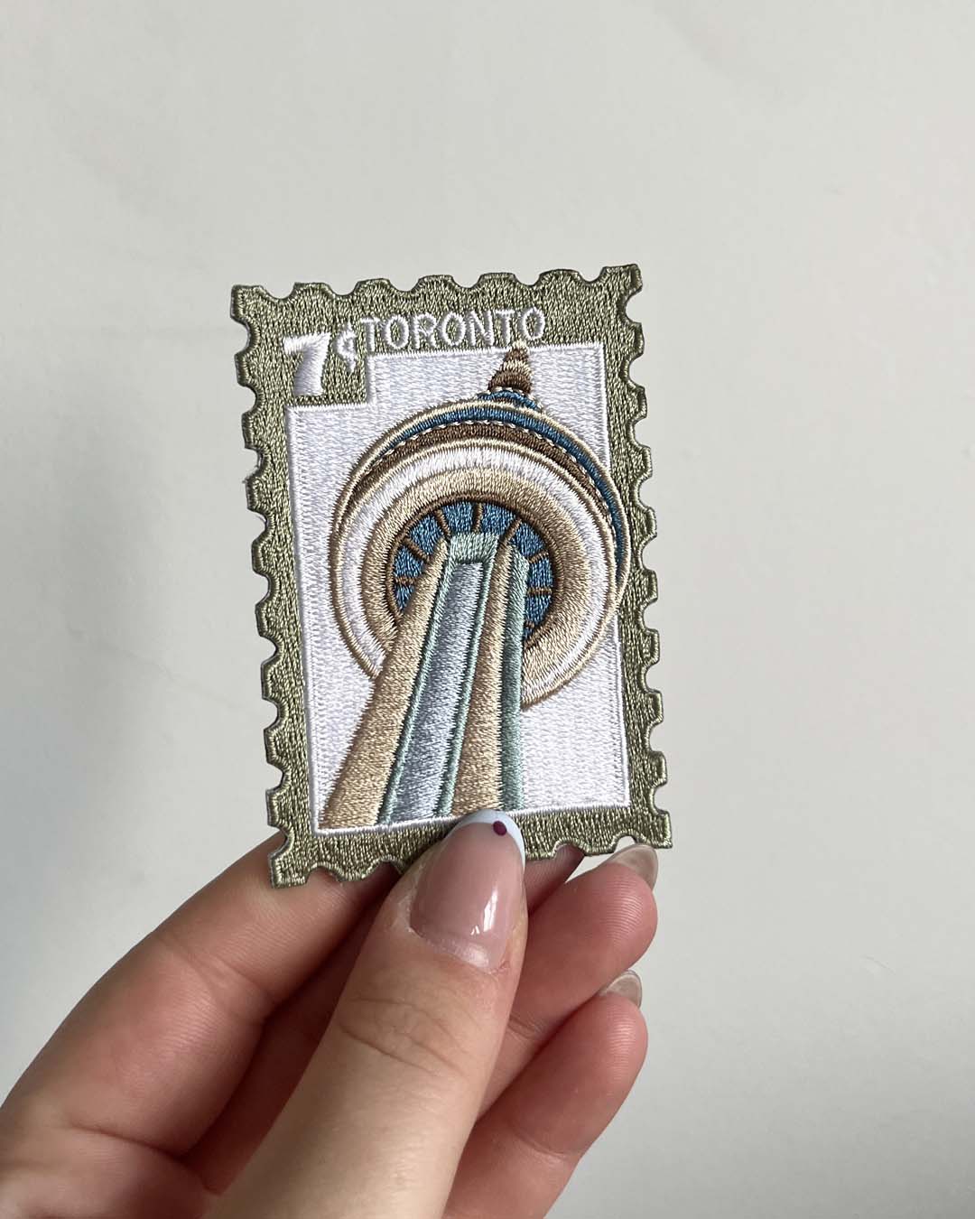 7. CN Tower Embroidered Patch