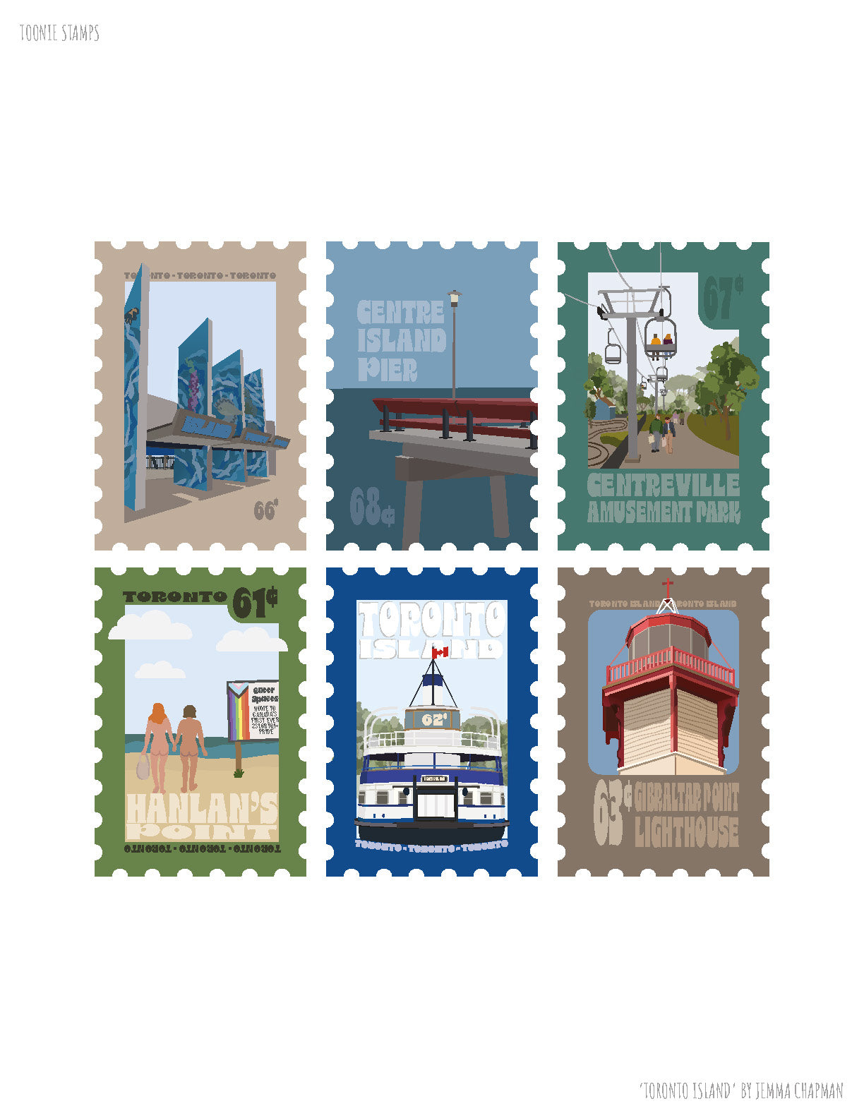 Limited Edition Toronto Island Print