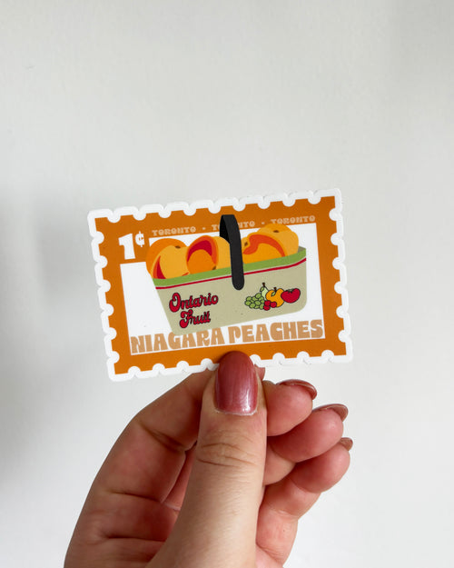 1. Niagara Peaches Sticker