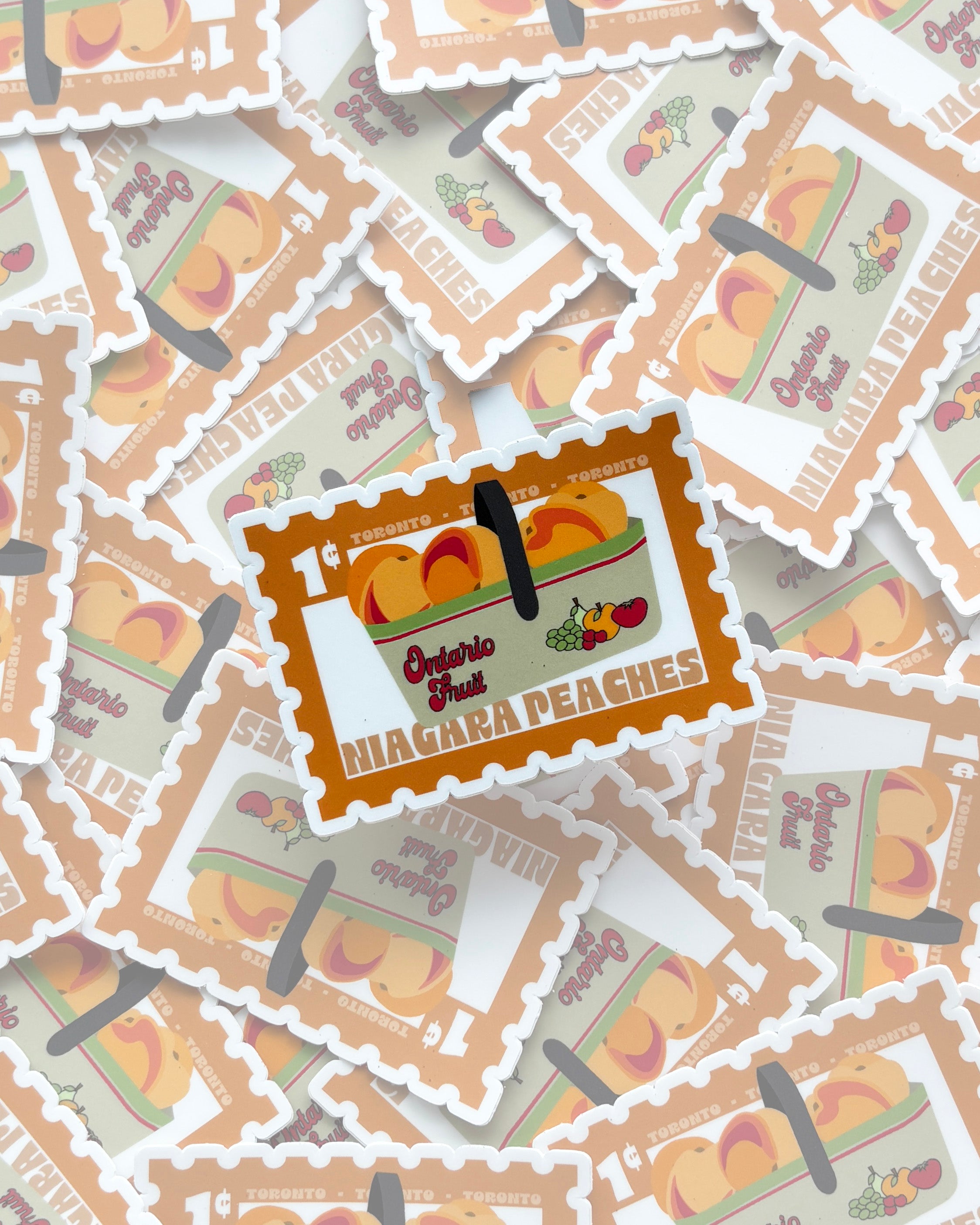 1. Niagara Peaches Sticker