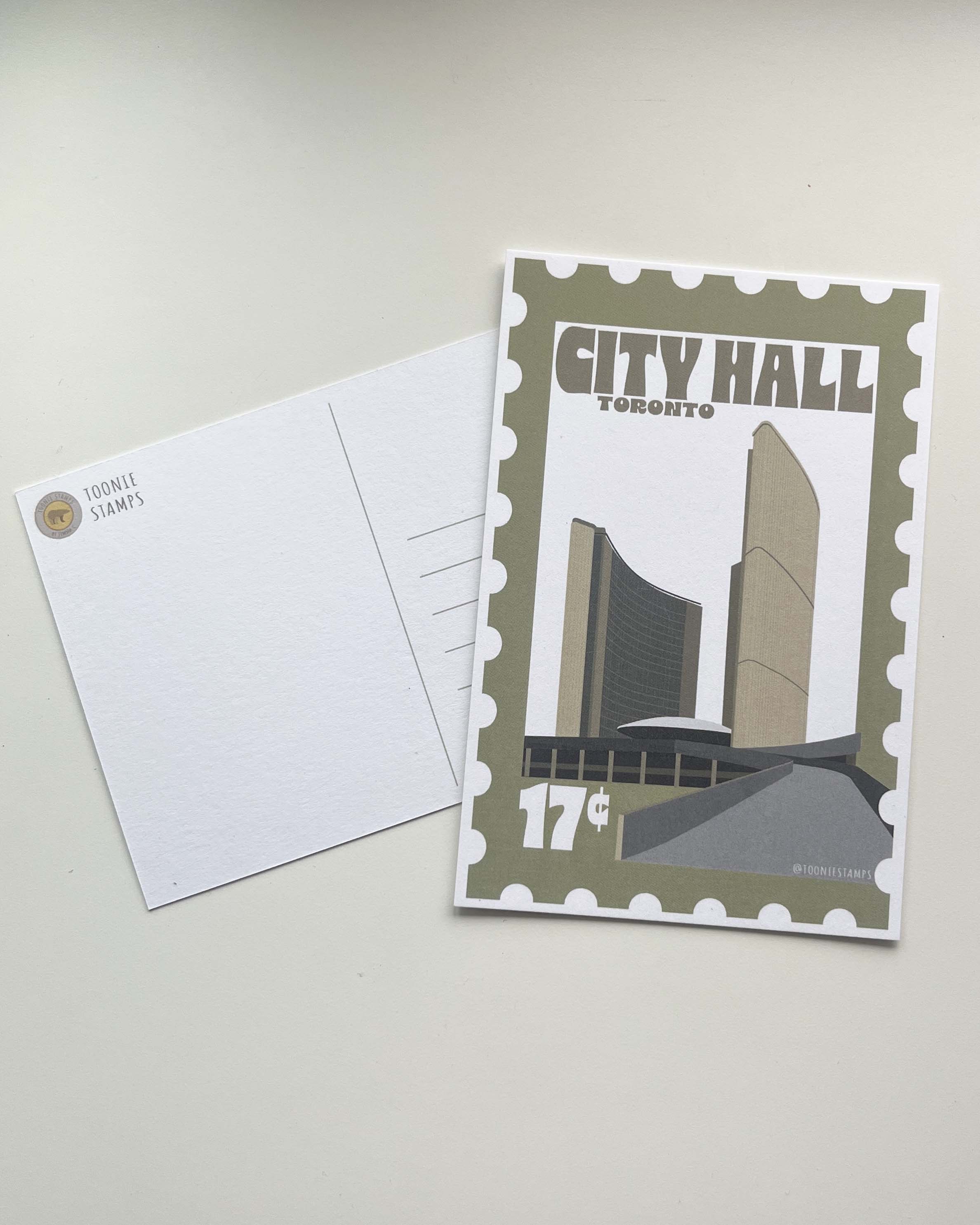 17. City Hall Postcard