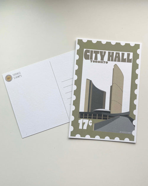 17. City Hall Postcard