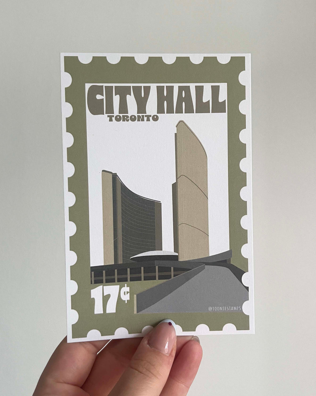 17. City Hall Postcard