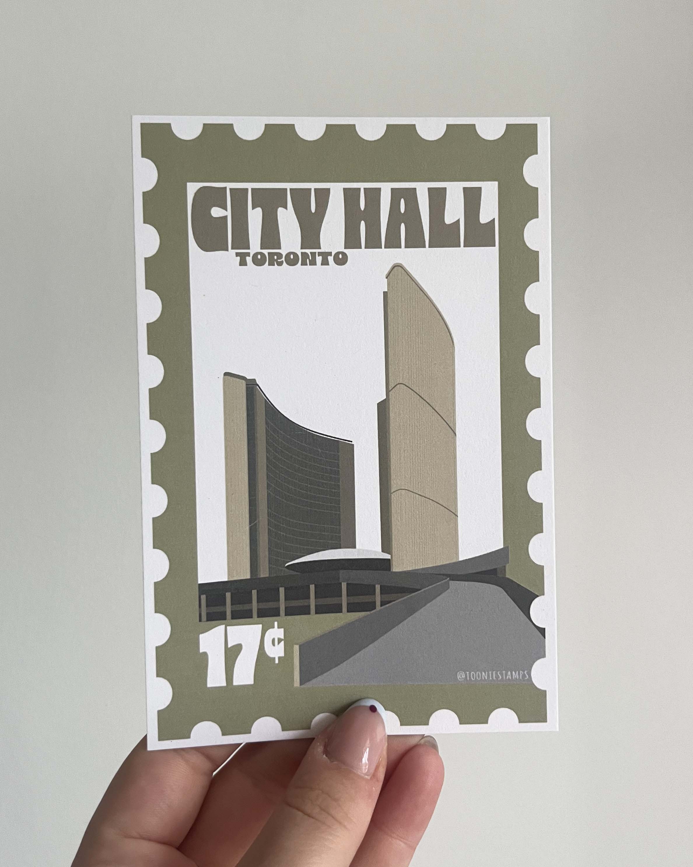 17. City Hall Postcard